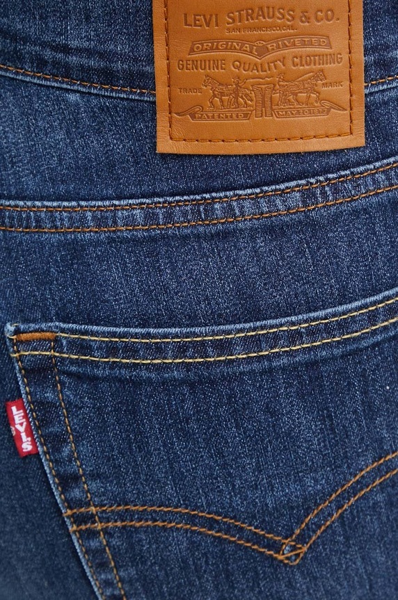 Levi's jeansy 724 HIGH RISE STRAIGHT niebieski 18883