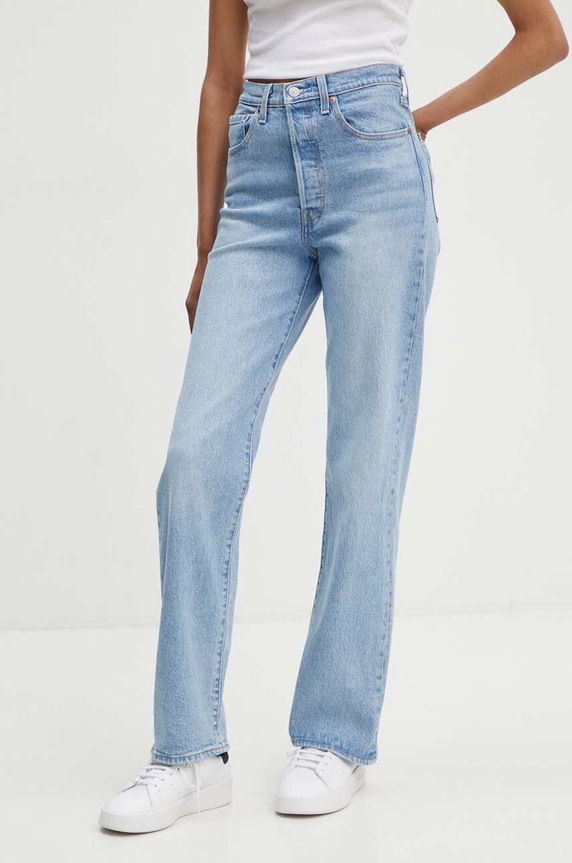 Levi's jeansy RIBCAGE FULL LENGTH niebieski 79078