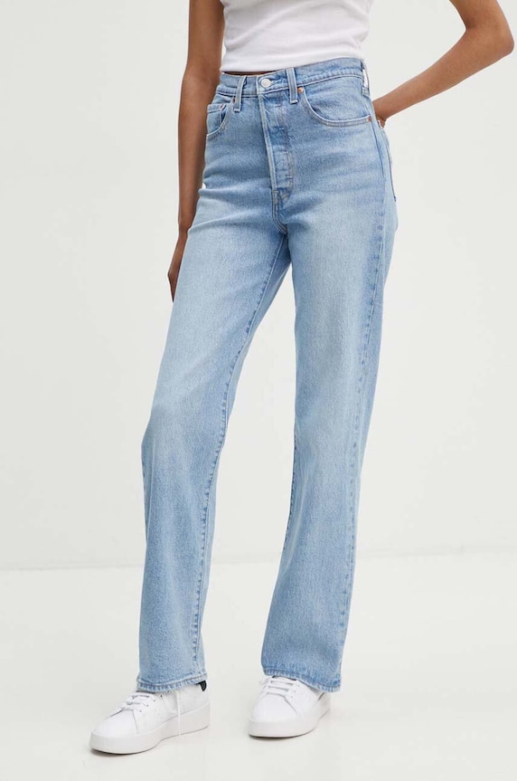 Levi's jeansy RIBCAGE FULL LENGTH niebieski 79078