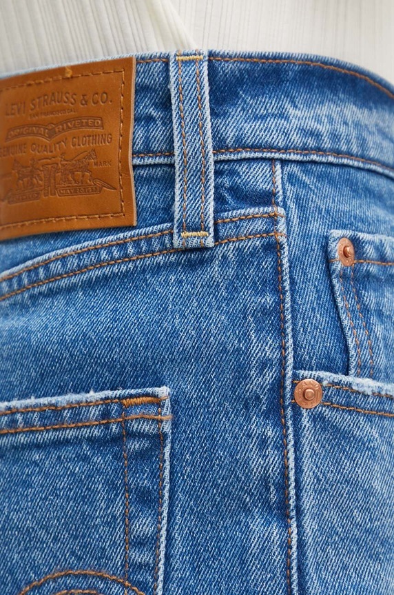 Τζιν παντελόνι Levi's RIBCAGE FULL LENGTH μπλε 79078