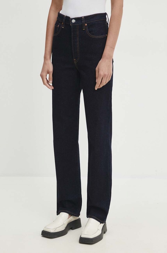 Traperice Levi's RIBCAGE FULL LENGTH RIBCAGE FULL LENGTH mornarsko plava 79078