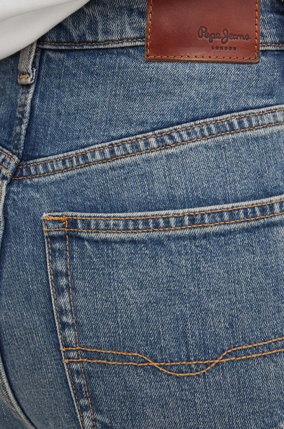 Rifle Pepe Jeans SLIM JEANS UHW tmavomodrá PL204590HW7