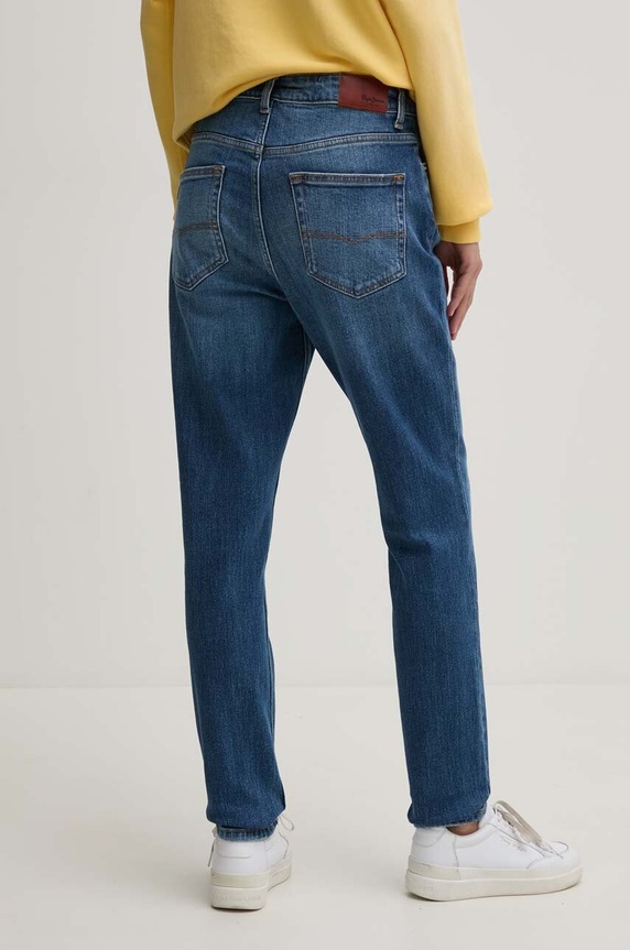 Oblečenie Rifle Pepe Jeans TAPERED JEANS HW PL204591HV3 tmavomodrá