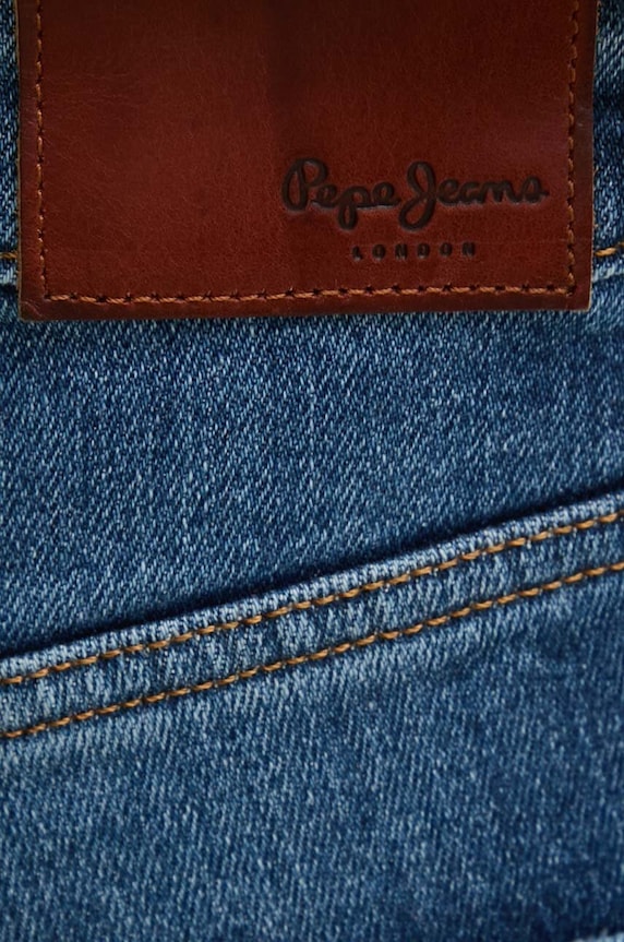 Rifle Pepe Jeans TAPERED JEANS HW tmavomodrá PL204591HV3