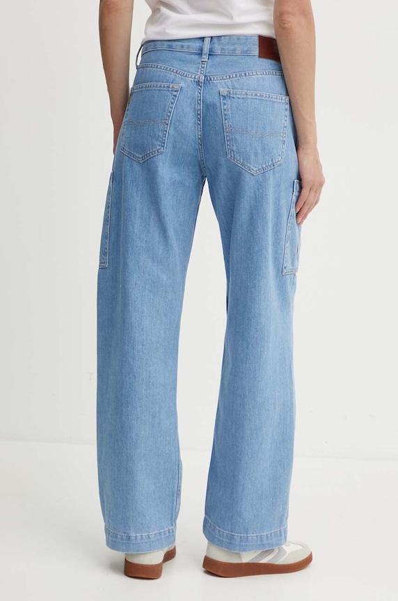 Ρούχα Τζιν παντελόνι Pepe Jeans LOOSE ST JEANS HW WORKER PL204715 μπλε
