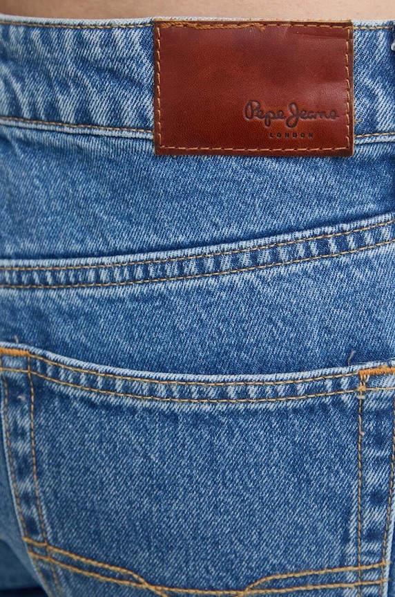 Rifle Pepe Jeans STRAIGHT JEANS MW CRAFT modrá PL204719