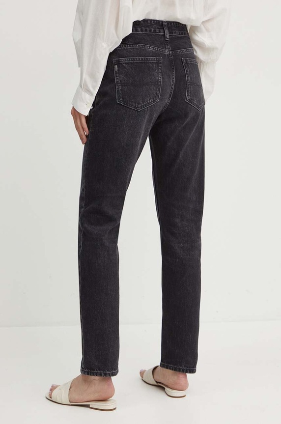 Odzież Pepe Jeans jeansy STRAIGHT JEANS MW PL204730XH7 czarny