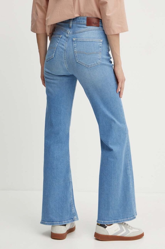 Oblečenie Rifle Pepe Jeans FLARE HW PL204734MQ4 modrá