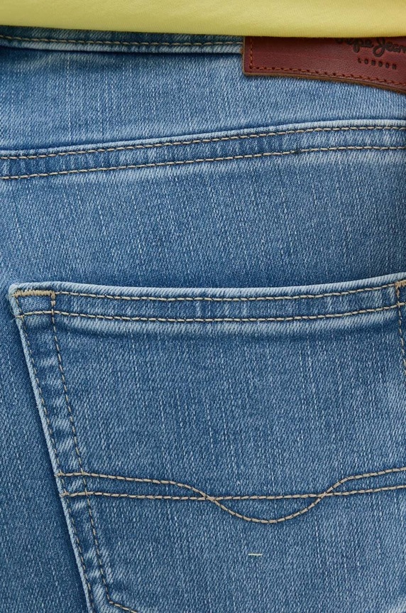 Pepe Jeans jeansy SUPER SKINNY JEANS HW niebieski PL204738PF9
