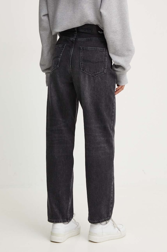 Îmbrăcăminte Pepe Jeans jeansi BARREL JEANS UHW PL204739XH7 negru