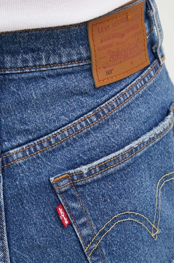 Levi's jeansi 501® CROP albastru 36200.0335