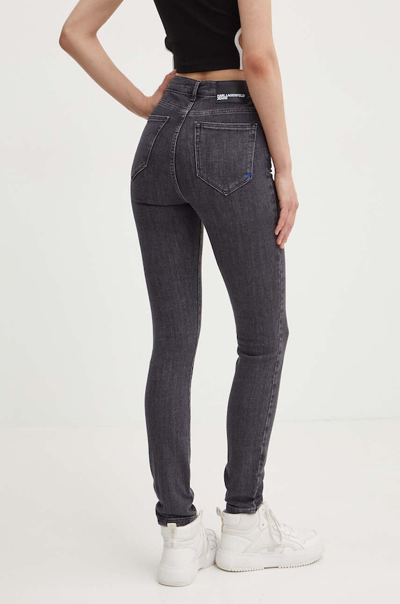 Karl Lagerfeld Jeans jeansy 245J1102 szary AW24