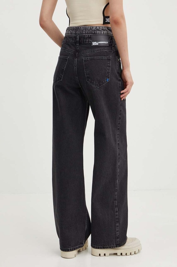 Odzież Karl Lagerfeld Jeans jeansy 245J1111 czarny