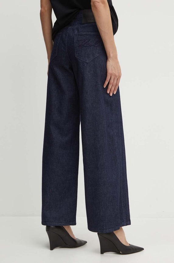 Odzież Karl Lagerfeld jeansy 245W1102 granatowy