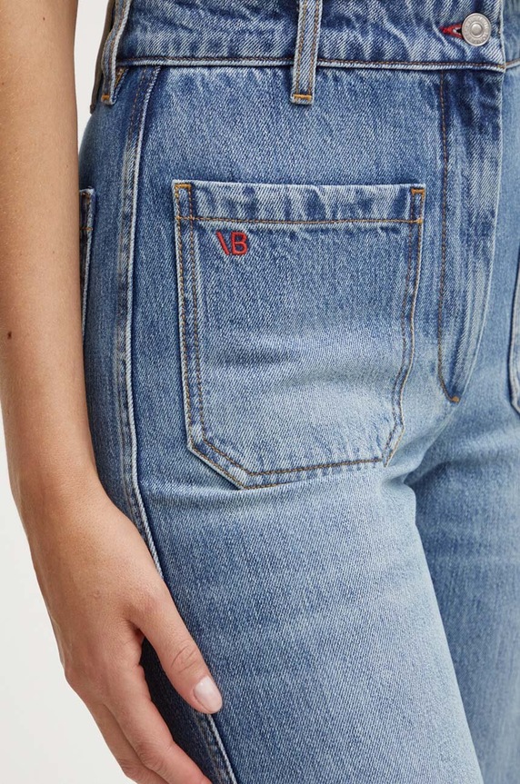 Victoria Beckham jeansy niebieski 1124DJE005218D