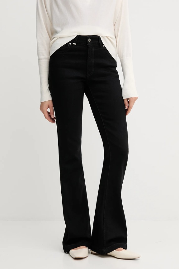 United Colors of Benetton jeansy Planet friendly czarny 4OTADE00F