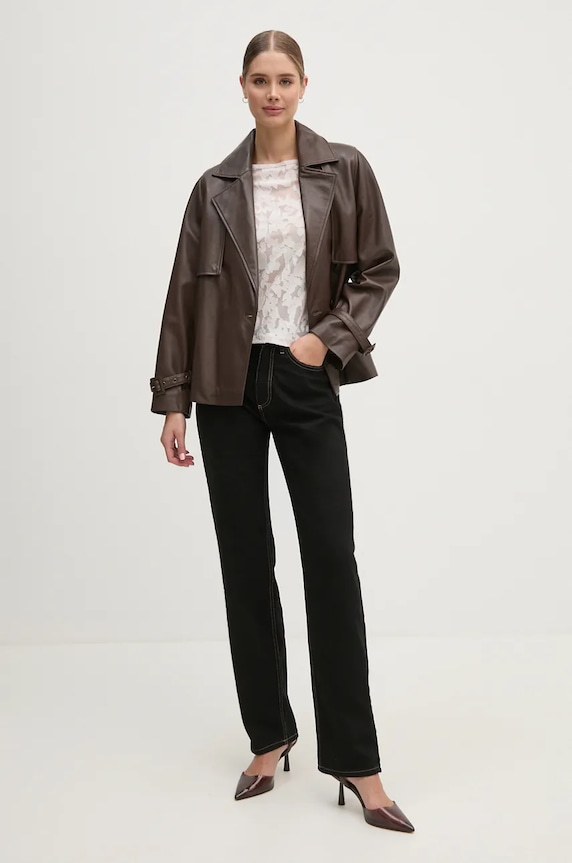 United Colors of Benetton jeansi 49BTDE023 negru AW24