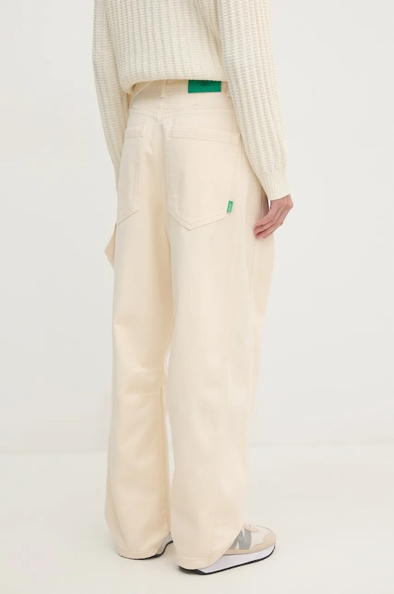 Odjeća Traperice United Colors of Benetton 4OCBDE025 bež