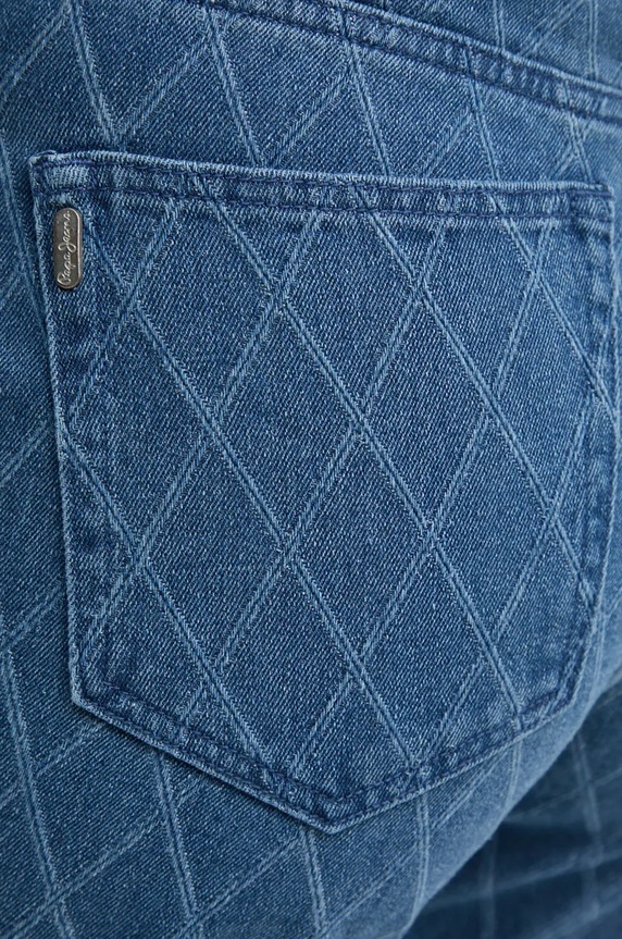 Rifle Pepe Jeans STRAIGHT JEANS UHW DIAMOND modrá PL204722