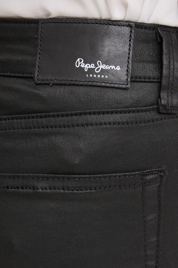 Rifle Pepe Jeans SKINNY JEANS MW čierna PL204728XM5