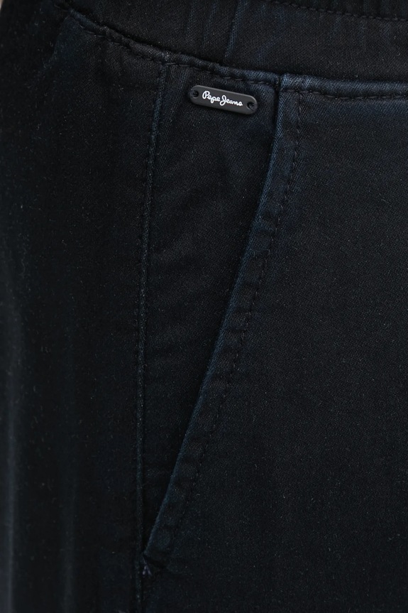 Rifle Pepe Jeans LOOSE ST PANTS HW MIDNIGHT tmavomodrá PL204834