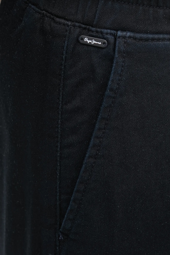 Rifle Pepe Jeans LOOSE ST PANTS HW MIDNIGHT tmavomodrá PL204834