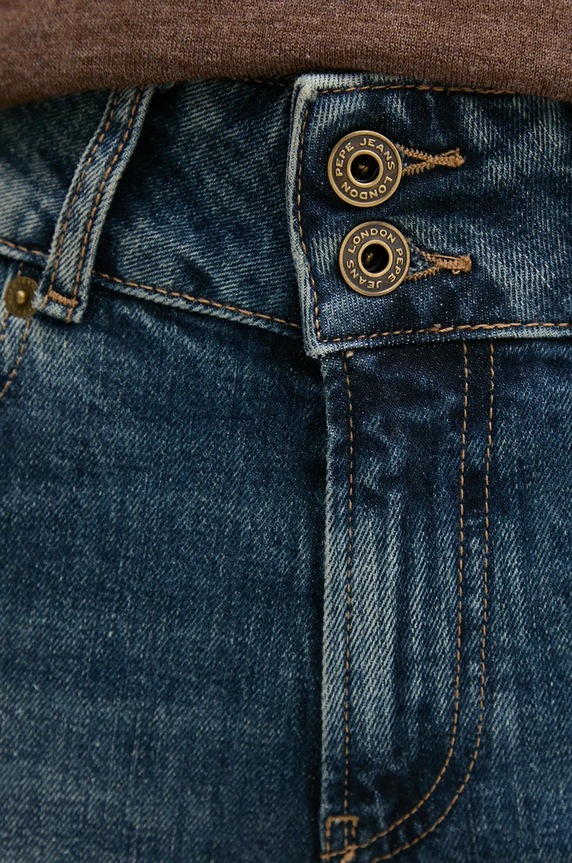 Pepe Jeans jeansy FLARE JEANS MW niebieski PL204877HW6