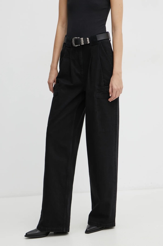 IRO jeansy czarny WM23PHILEAS