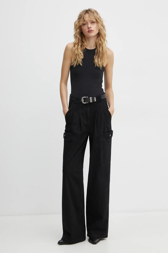 IRO jeansy WM23PHILEAS czarny AW24