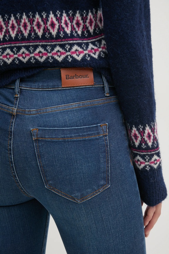 Barbour jeansy niebieski LTR0220