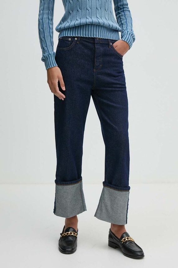 Sisley jeansy granatowy 4RFNLE03L