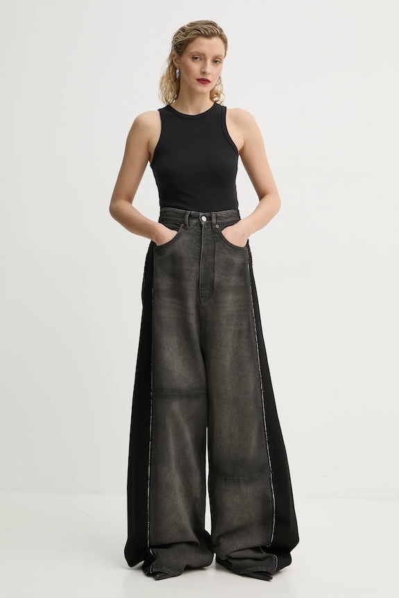 MM6 Maison Margiela jeansy szary S62LB0177.S30848
