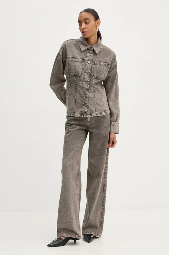 Gestuz jeansy 10909475 szary AW24