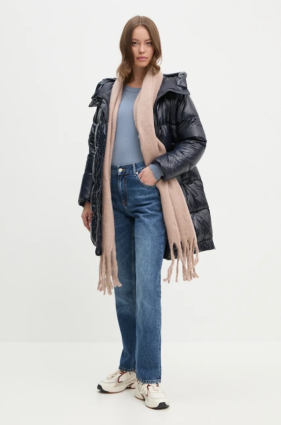 Sisley jeansy 4YRZLE03X granatowy AW24