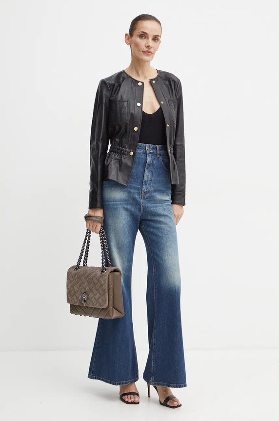 Victoria Beckham jeansy 1424DJE005881A niebieski AW24