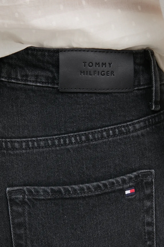 Τζιν παντελόνι Tommy Hilfiger μαύρο WW0WW42797