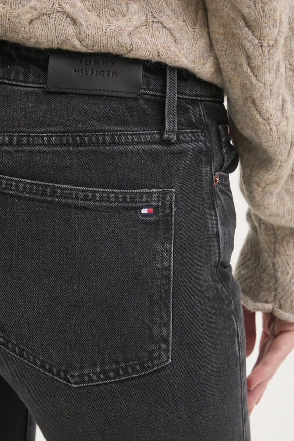 Дънки Tommy Hilfiger черен WW0WW43514