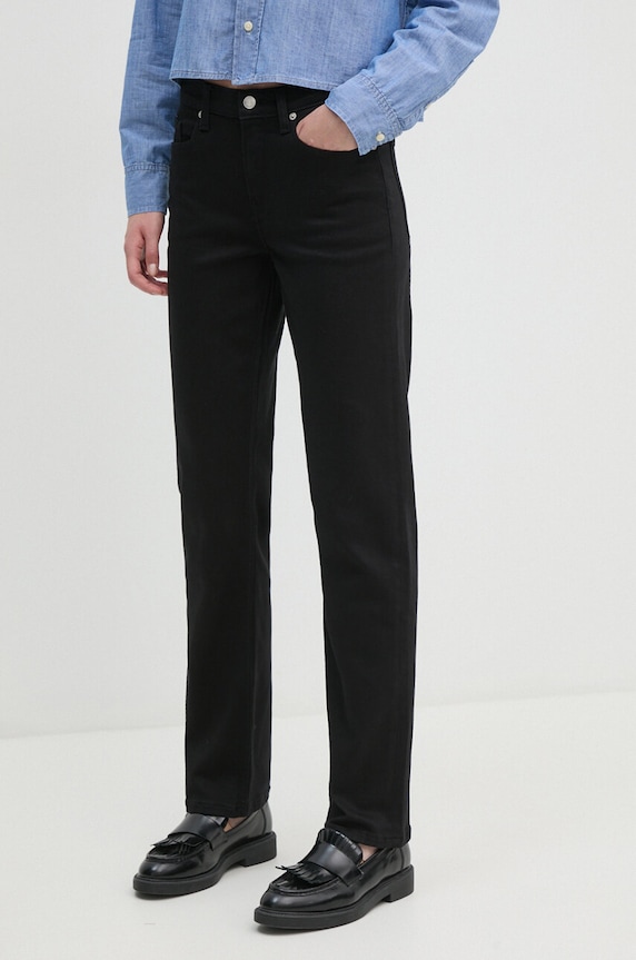 Τζιν παντελόνι Tommy Hilfiger Planet friendly μαύρο WW0WW44116