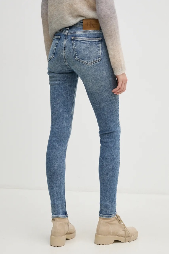 Oblečenie Rifle Calvin Klein Jeans J20J224022 modrá