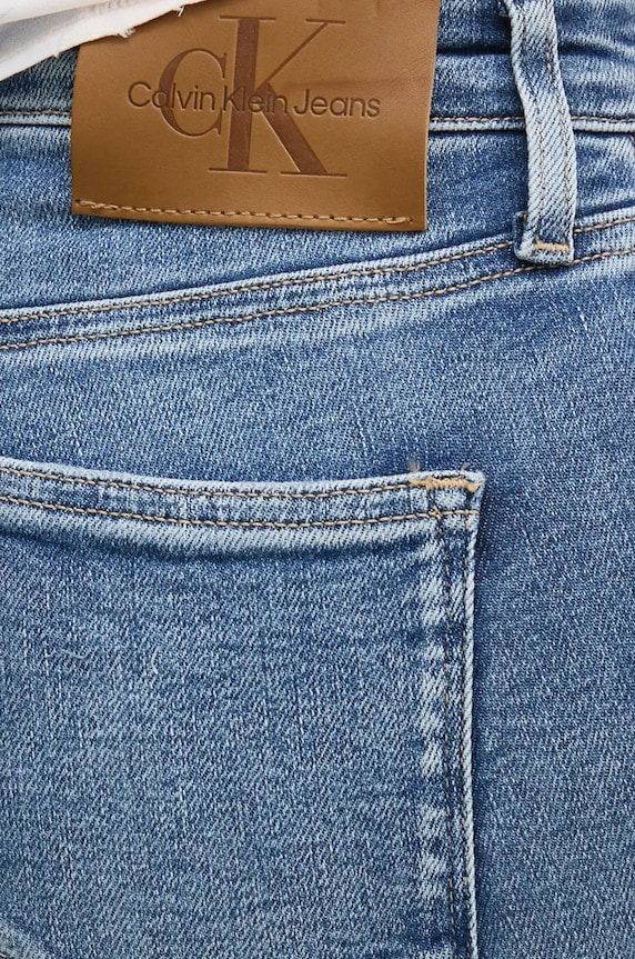 Rifle Calvin Klein Jeans modrá J20J225385