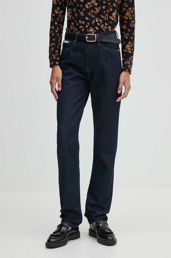 Calvin Klein Jeans jeansy Planet friendly granatowy J20J224004