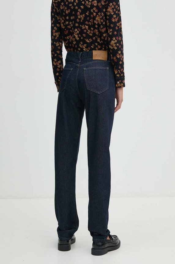 Odzież Calvin Klein Jeans jeansy J20J224004 granatowy