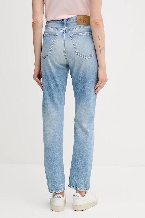 Oblečenie Rifle Calvin Klein Jeans J20J224008 modrá