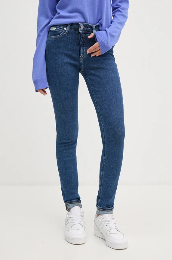 Calvin Klein Jeans jeansy Planet friendly niebieski J20J224020