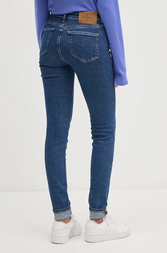 Odzież Calvin Klein Jeans jeansy J20J224020 niebieski
