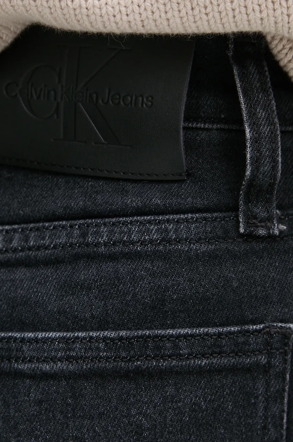 Rifle Calvin Klein Jeans čierna J20J224035