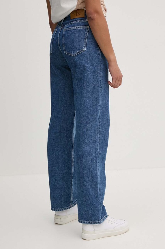 Oblečenie Rifle Calvin Klein Jeans J20J224383 modrá