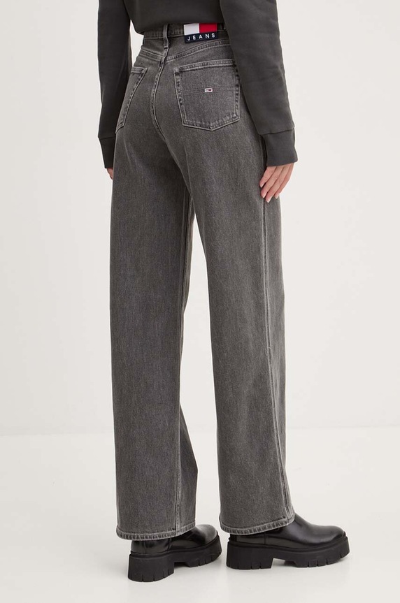 Odzież Tommy Jeans jeansy DW0DW19614 szary