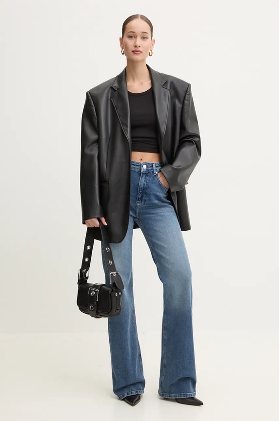 Τζιν παντελόνι Moschino Jeans 0309.8721 σκούρο μπλε AW24