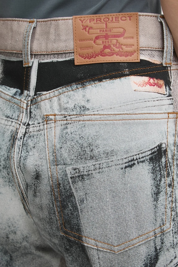 Джинси Y/Project YP TROMPE L'OEIL JEANS блакитний 207PA019